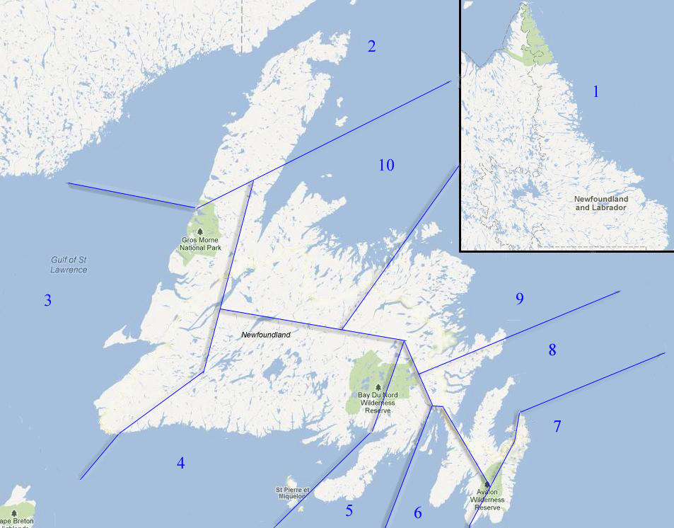 CCGA-NL Districts Map